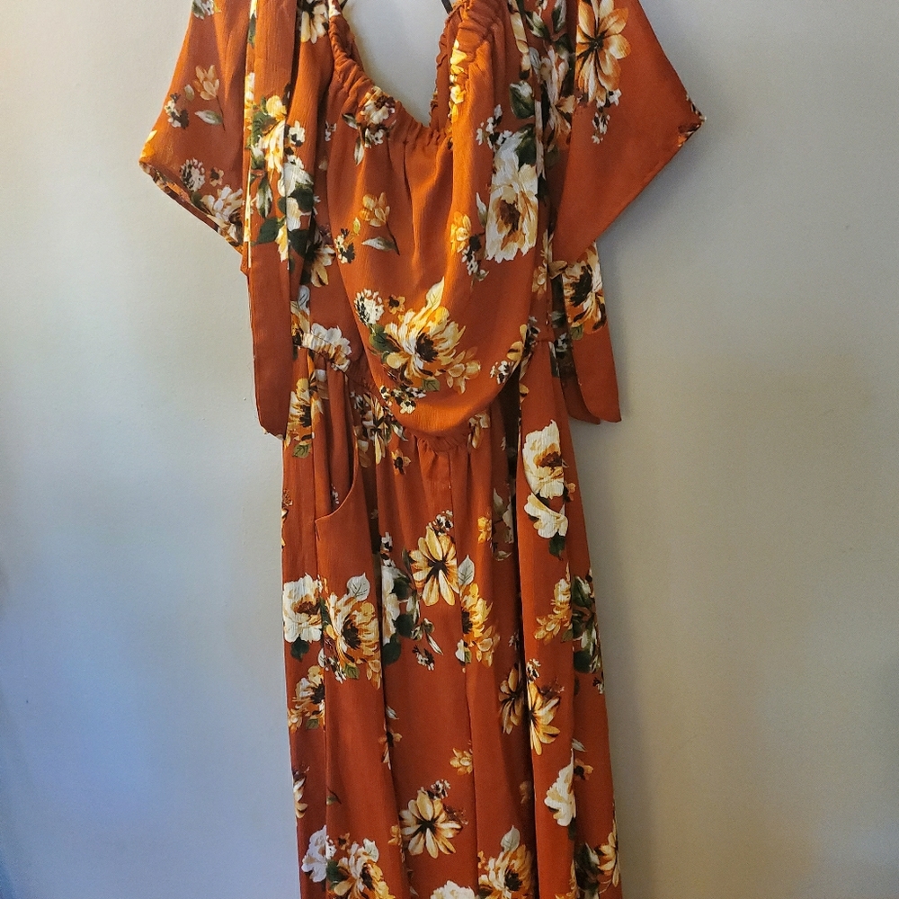 AUW Off the Shoulder Pantsuit.